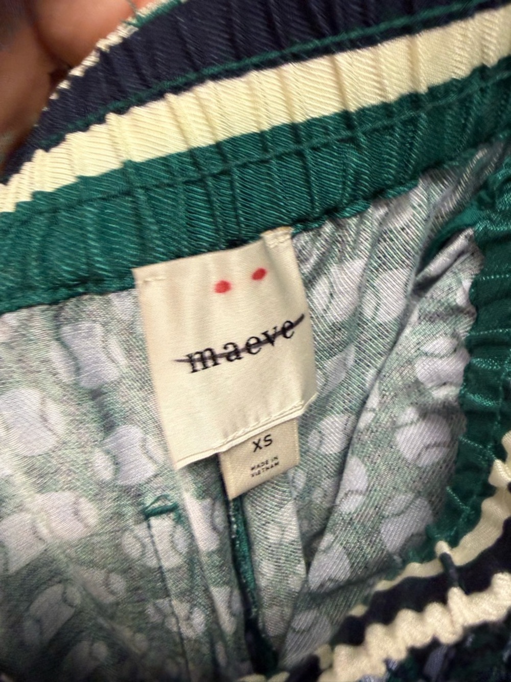 NWOT Maeve Anthropologie Tennis Ball Print Pull-On Track Pants - Picture 6 of 9